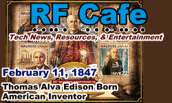 Day in Engineering History February 11 Archive - RF Cafe