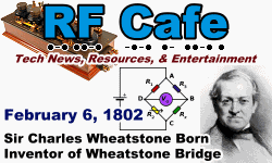 Day in Engineering History February 6 Archive - RF Cafe