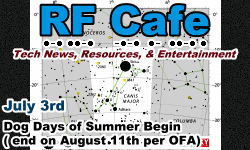 Day in Engineering History July 3 Archive - RF Cafe