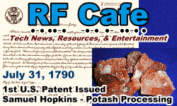 Day in Engineering History July 31 Archive - RF Cafe
