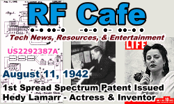 Day in Engineering History August 11 Archive - RF Cafe