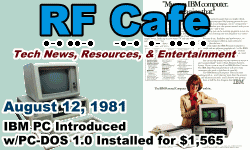 Day in Engineering History August 12 Archive - RF Cafe
