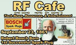 Day in Engineering History September 23 Archive - RF Cafe