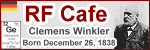 Happy Birthday Clemens Winkler! Click here to return to the RF Cafe homepage.