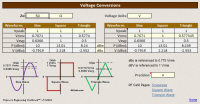 Voltage Conversions, Espresso Engineering Workbook - RF Cafe - RF Cafe