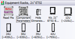 Equipment Racks, 21" ETSI (vss) Visio Stencils - RF Cafe