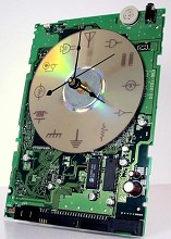PCB Clock w/CD Dial - RF Cafe