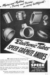 Speer Carbon Company Advertisement from September 1942 QST - RF Cafe