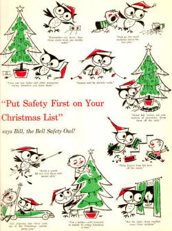 RF Cafe Cool Pic - The Telephone News, December 1958, Bill the Safety Owl
