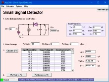 AppCAD Small Signal Detector Circuit - RF Cafe