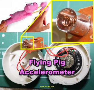 Flying Pig Accelerometer - RF Cafe