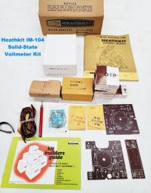 Heathkit IM-104 Solid-State Voltmeter Shipping Carton Contents - RF Cafe