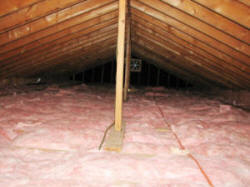 RF Cafe: Erie HQ - R19+R30 insulation in attic