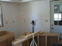 RF Cafe: Erie HQ - laser level for kitchen cabinets