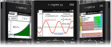 TI Nspire CX CAS Graphing Calculator Displays - RF Cafe