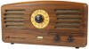 Tesslor R601SW Stereo Tube AM/FM Radio, Bluetooth 3.0 Streaming, Incredible Tube Amplified Sound, Vintage Radio, Solid Walnut Cabinet - RF Cafe