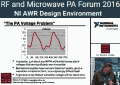 NI AWR 3rd Annual RF/Microwave PA Forum Presentations Now Playing on AWR.TV - RF Cafe