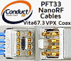 ConductRF PFT33 Micro Flexible NanoRF Cables for VITA67.3 - RF Cafe