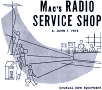 Mac's Radio Service Shop: Unusual New Equipment