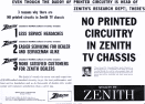Zenith TV Ad, No Printed Circuits, May 1958 Radio-Electronics - RF Cafe