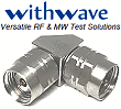 Withwave Precision 1.85 to 1.85 mm Right Angle Adapter - RF Cafe