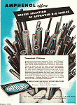 Amphenol Advertisement, October 1945 Radio News - RF Cafe