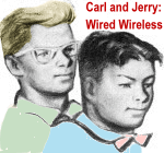 Carl and Jerry: Wired Wireless, January 1962 Popular Electronics - RF Cafe