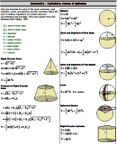Equations for Geometry Cylinders, Cones & Spheres - RF Cafe