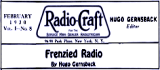 Frenzied Radio, February 1930 Radio-Craft - RF Cafe