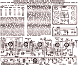 General Electric Model N-60 6-Tube Auto Superheterodyne Radio Service Data Sheet, July 1936 Radio-Craft - RF Cafe