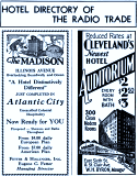 Hotel Directory of the Radio Trade, October 1930 Radio-Craft - RF Cafe