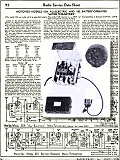 Motovox Models 10A All-Electric and 10E Battery-Operated Moto-Tetradynes Radio Service Data Sheet, July 1933 Radio-Craft - RF Cafe