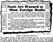 Frequency Modulation, Facsimile, Sound, & Nazi Propaganda, November 1939, Radio-Craft - RF Cafe