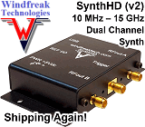 SynthHD 10 MHz-15 GHz Dual Channel Synthesizer - RF Cafe