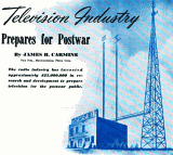 Television Industry Prepares for Postwar, January 1945 Radio News - RF Cafe