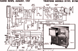 TrueTone Models D1747, D1748 Schematic & Parts List, August 1947 Radio News - RF Cafe