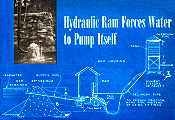 Hydraulic Ram Forces Water to Pump Itself, October 1948 Popular Science - RF Cafe