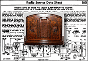 Philco Model 59, 4-Tube A.C. Midget Superheterodyne Receiver Radio Service Data Sheet, April 1936 Radio-Craft - RF Cafe