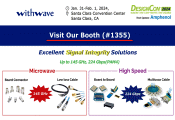 Please Visit Withwave in Booth #1355 at DesignCon 2024! - RF Cafe