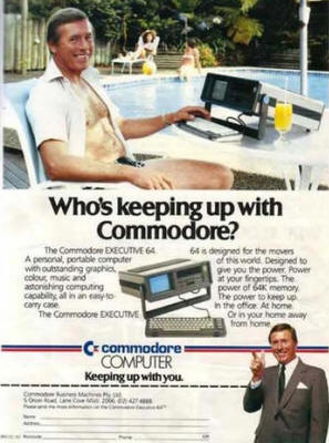 RF Cafe - Vintage Commodore Computer Ad
