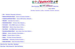 RF Cafe - Original Yahoo! screen as archived by the Wayback Machine™