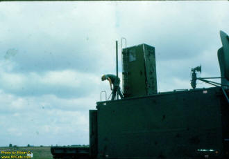 UHF/VHF Antennas, AN/MPN-13 Radar Mobile Deployment (Elbert Cook) - RF Cafe