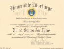 USAF HOnorable Discharge Certificate (Kirt Blattenberger) - RF Cafe