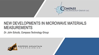 Copper Mountain Techologies Webinar: New Developments in Microwave Materials Measurements - RF Cafe