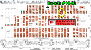Empower RF Systems Booth 1048 IMS2018 Floor Map - RF Cafe