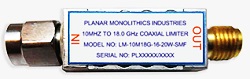 No. LM-10M18G-16-20W-AL, Coaxial Limiter - RF Cafe