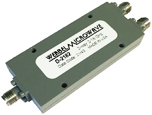 Werbel Microwave Model D−2182, 2-way power divider / combiner for 2 to 18 GHz - RF Cafe