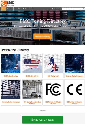EMC Directory Makes it Easy to Find Products Required for EMC Testing - RF Cafe