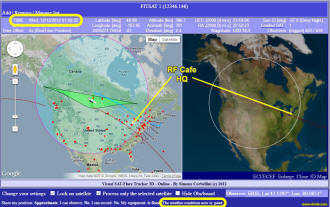 FITSAT-1 Earth Track Map for Erie, PA, December 12, 2012 - RF Cafe