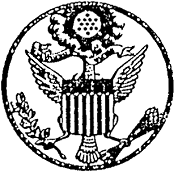 USPTO Seal 1790 (is that a turkey bird?) - RF Cafe